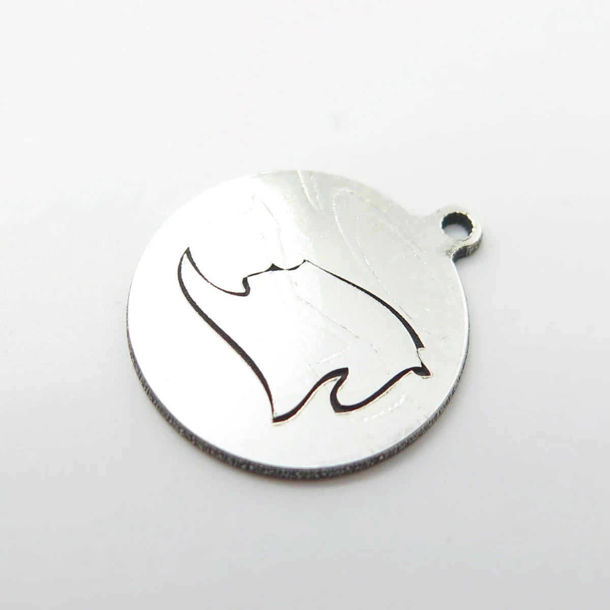925 Sterling Silver USA Two In Town Horse Charm Pendant
