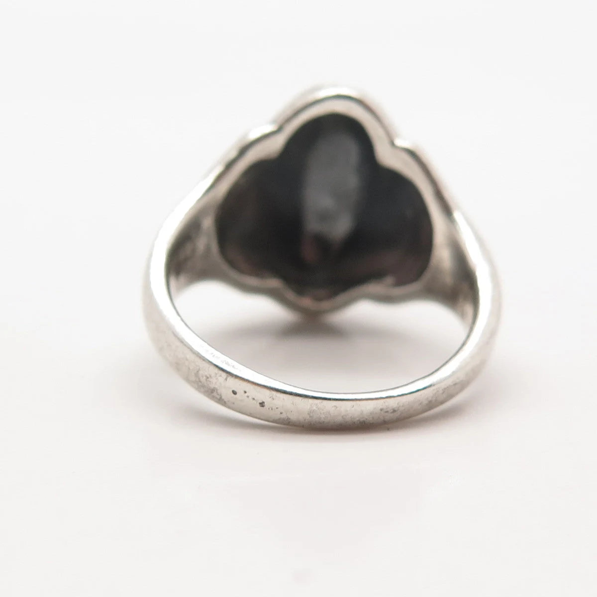 925 Sterling Silver Vintage American Football Ball Ring Size 6.75
