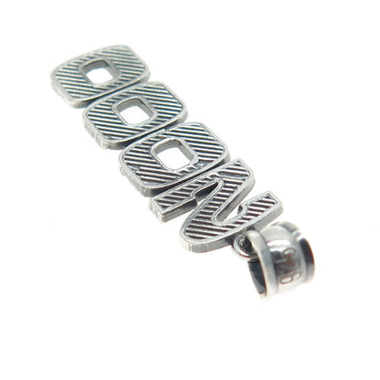 925 Sterling Silver "2000" Pendant