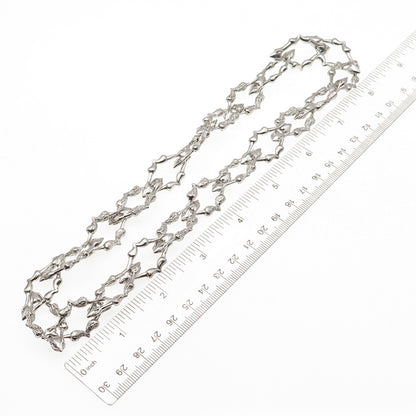 Hard Jewelry 925 Sterling Silver Chain of Addiction Necklace 16"