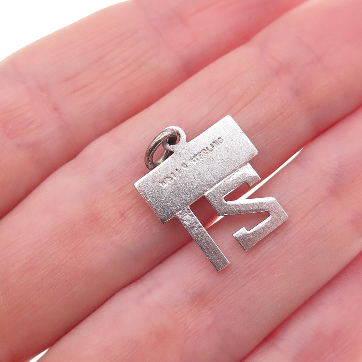 Wells 925 Sterling Silver Vintage 21 Happy Birthday Charm Pendant