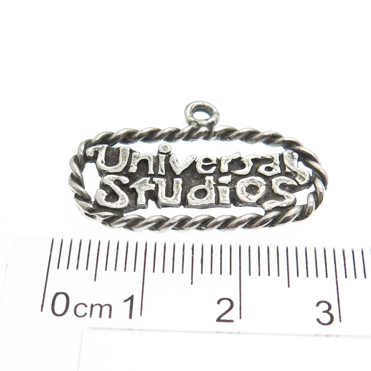 MAISELS INDIAN TRADING 925 Sterling Silver Vintage Universal Studious Pendant