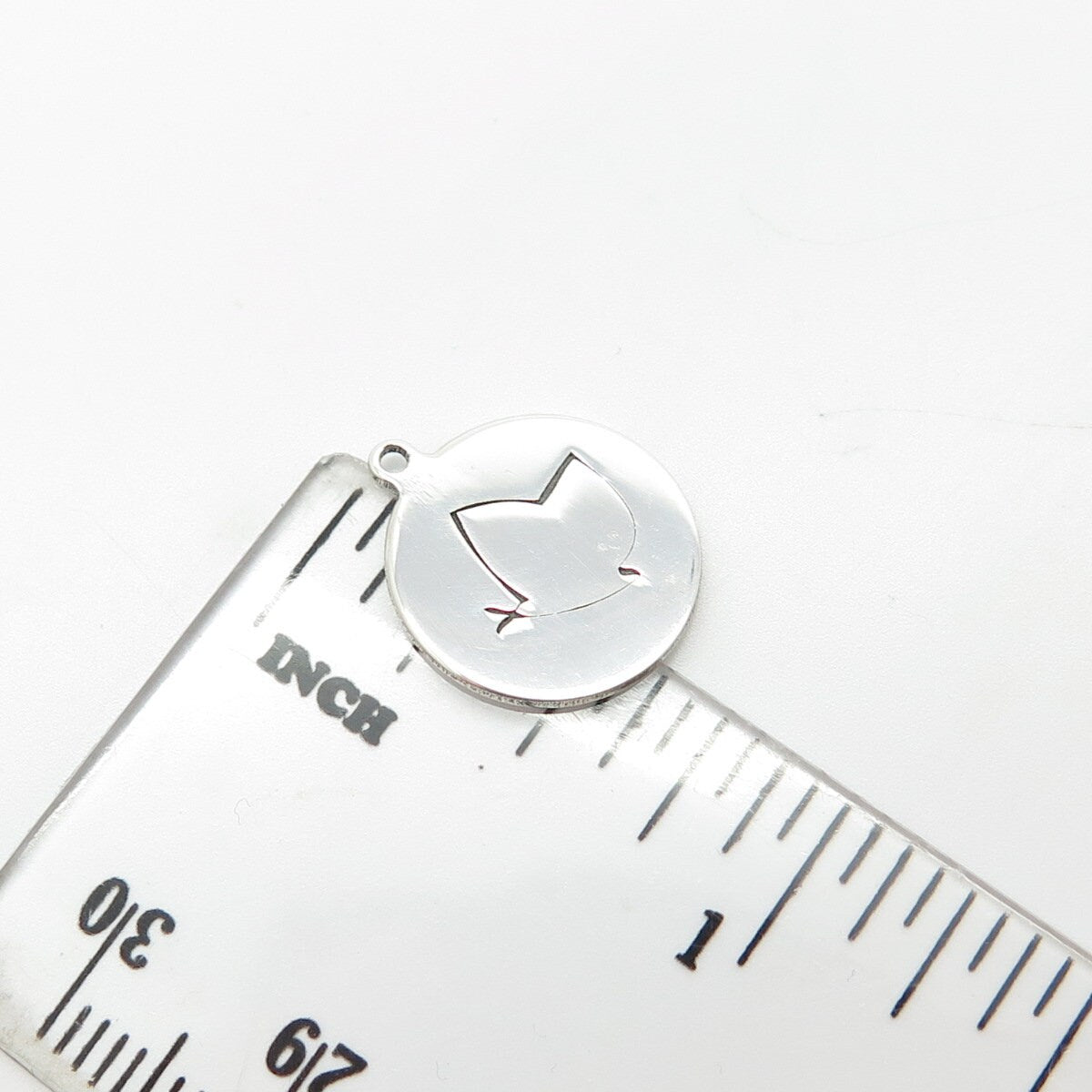 925 Sterling Silver USA Two In Town Butterfly Charm Pendant