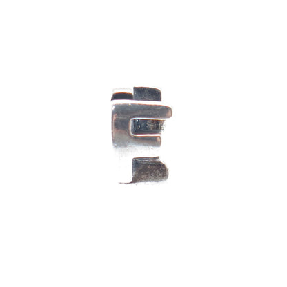 CHAMILIA 925 Sterling Silver Letter F Initial Bead Charm