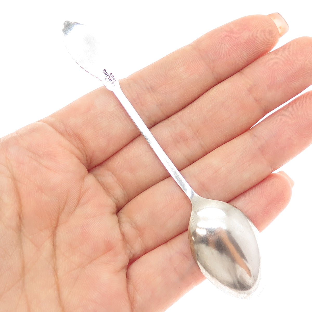 925 Sterling Silver Antique Art Deco Niagara Falls States & Cities Coffee Spoon