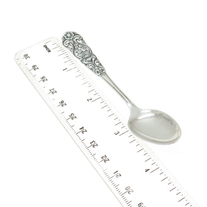 TH MARTHINSEN Sterling Silver Antique Art Deco Norway Valdres Coffee Spoon #203