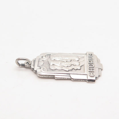 925 Sterling Silver Vintage Balfour "Chorus" Pendant