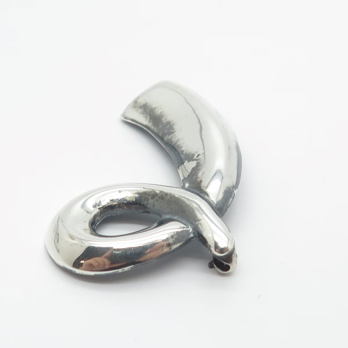 925 Sterling Silver Vintage Mexico Modernist Pin Brooch