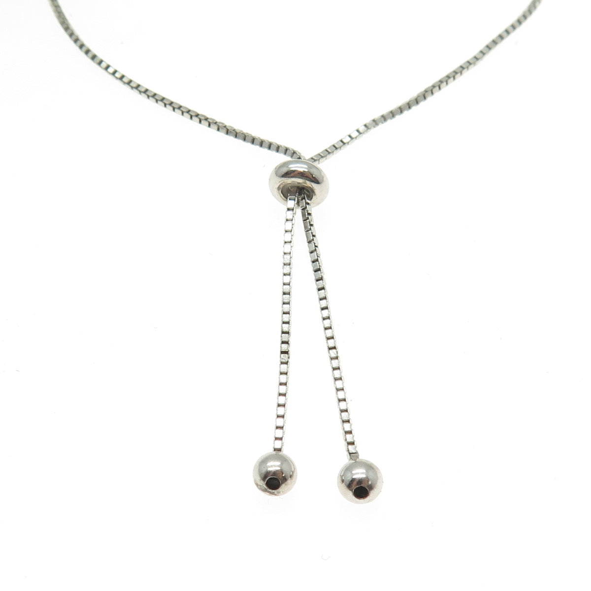 DBJ DEE BERKLE 925 Sterling Silver Sapphire Infinity Adjustable Bracelet 6-9.75"