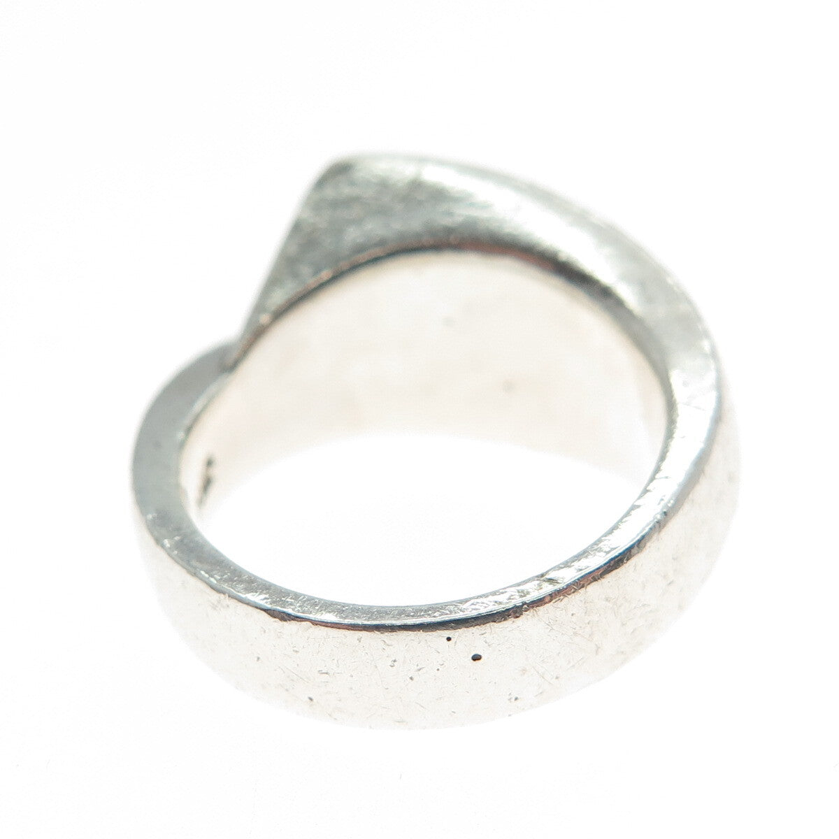 JENS TAGE HANSEN 925S Sterling Silver Vintage Denmark Modernist Ring Size 4.25