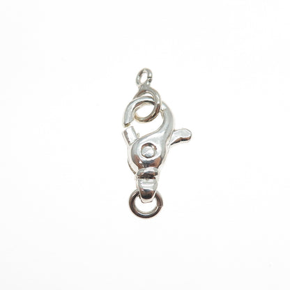 925 Sterling Silver Vintage Bracelet / Necklace Lobster Lock Clasp
