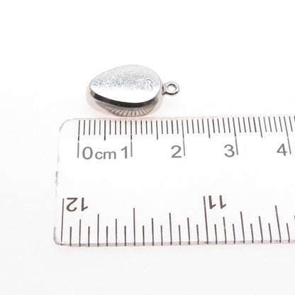 925 Sterling Silver Vintage Baby Potty Minimalist 3D Charm Pendant