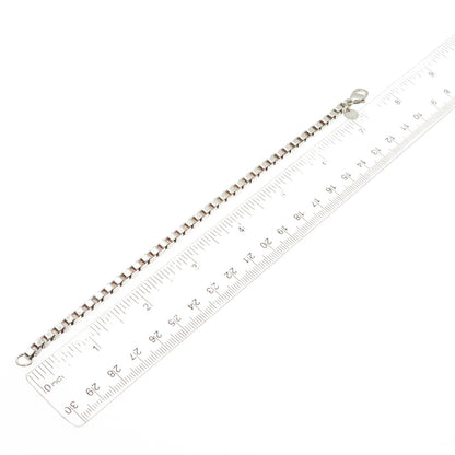 Tiffany & Co. 925 Sterling Silver Vintage Venetian Link Bracelet 7.25