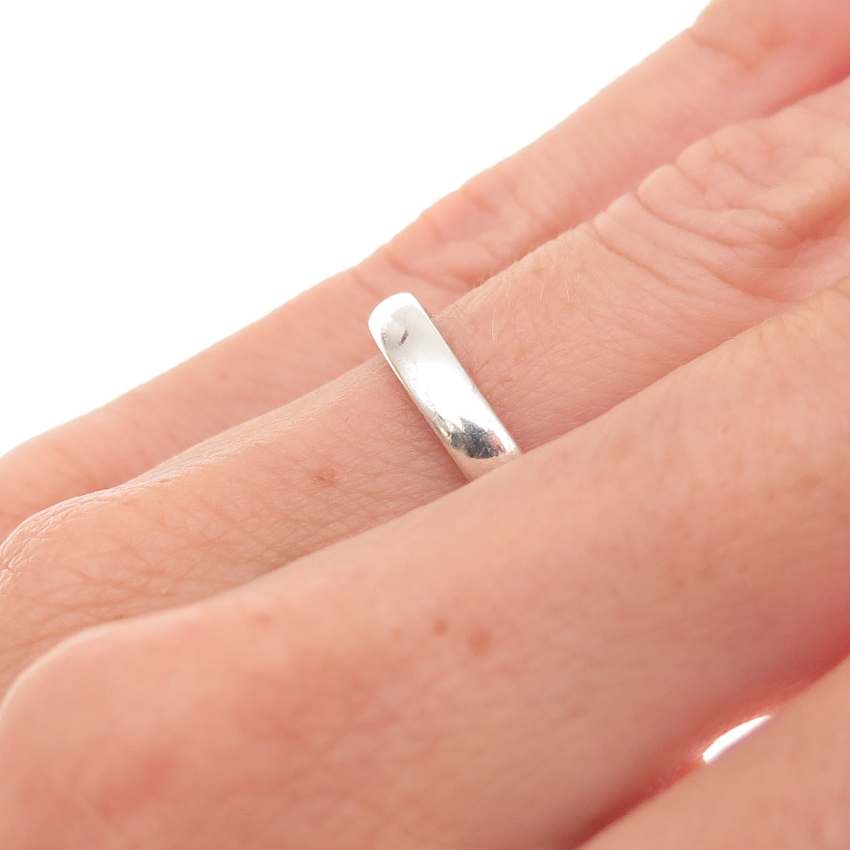 James Avery 925 Sterling Vintage Engraved Classic Wedding Band Ring Size 5.25