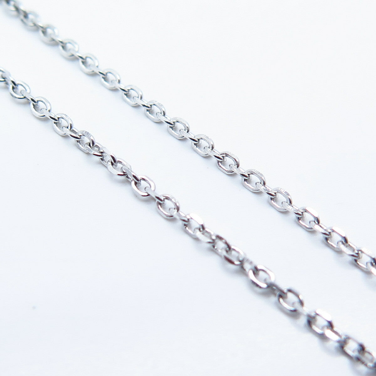 925 Sterling Silver Rolo Chain Necklace 17"
