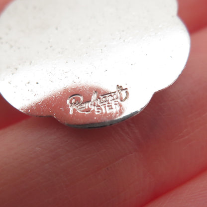 Rembrandt 925 Sterling Silver Vintage Bowling Ball & Pins Mini Charm Pendant