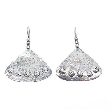 Old Pawn 925 Sterling Silver Vintage Southwestern Oxidized Dangle Earrings