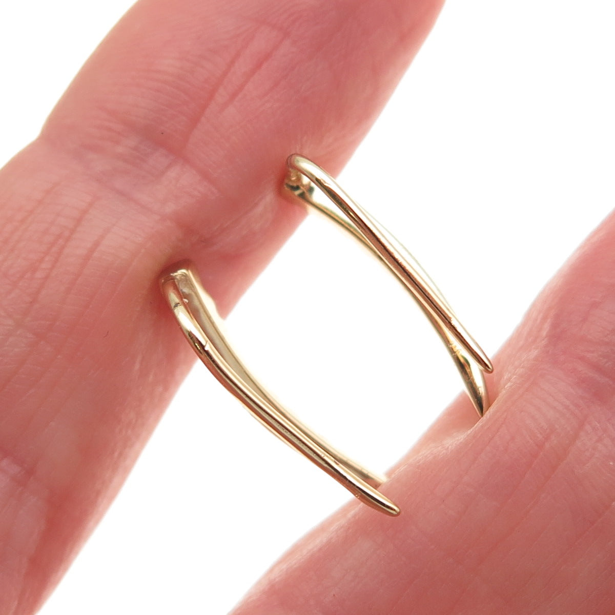 925 Sterling Silver Gold Plated Round-Cut Multi-Color C Z Earrings