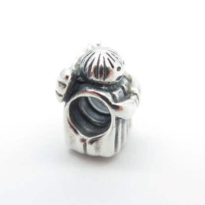 PANDORA 925 Sterling Silver Christmas Angel Bead Charm