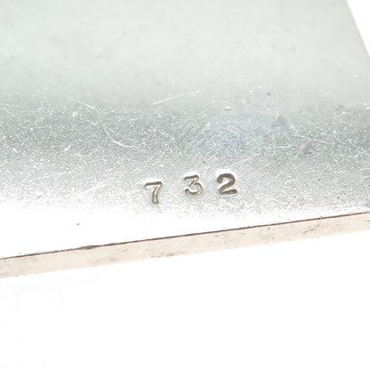 JACK SPENCER 925 Sterling Silver Vintage Sheffield 1977 Tag Pendant #732