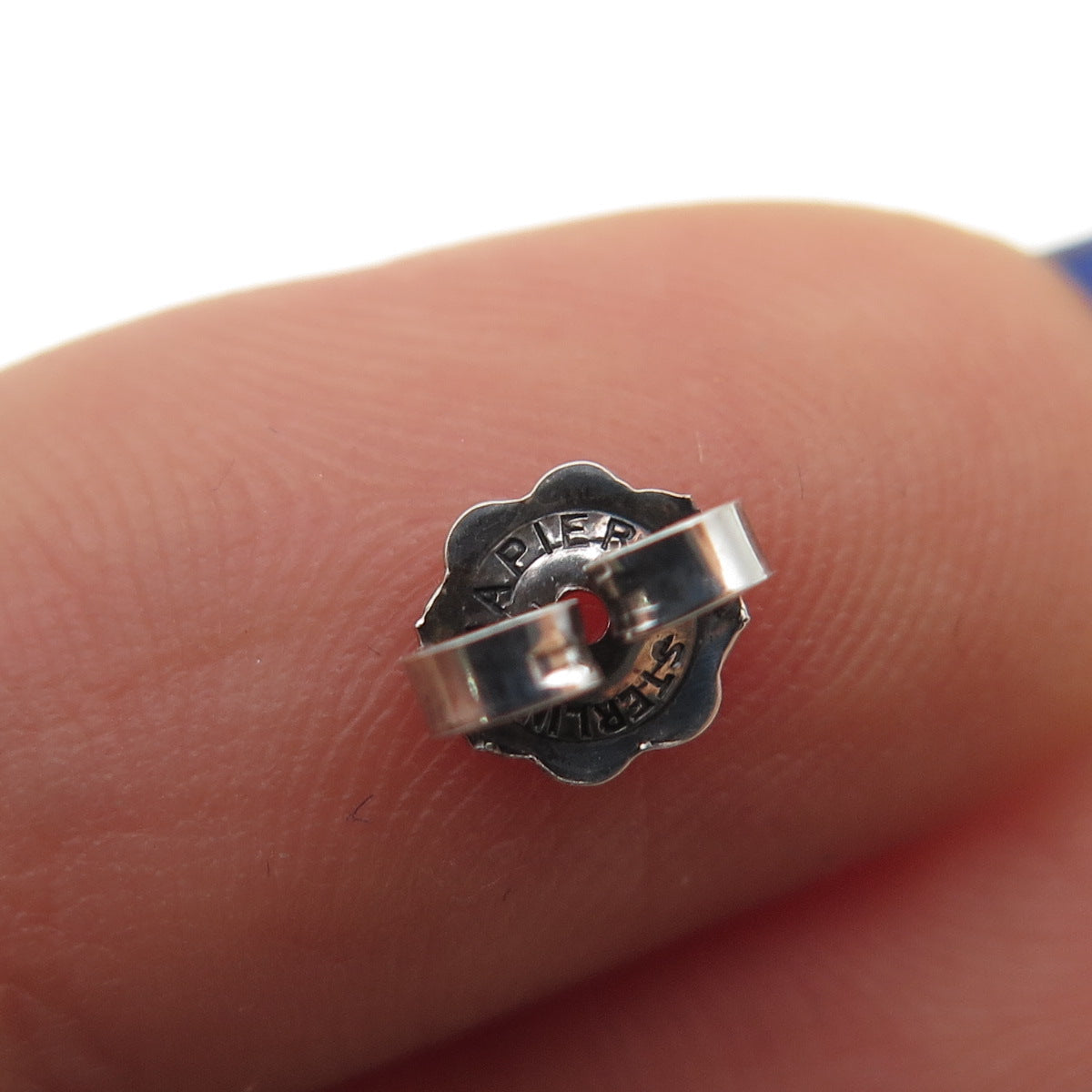 925 Sterling Silver Vintage Heart Link Oxidized Hoop Earrings