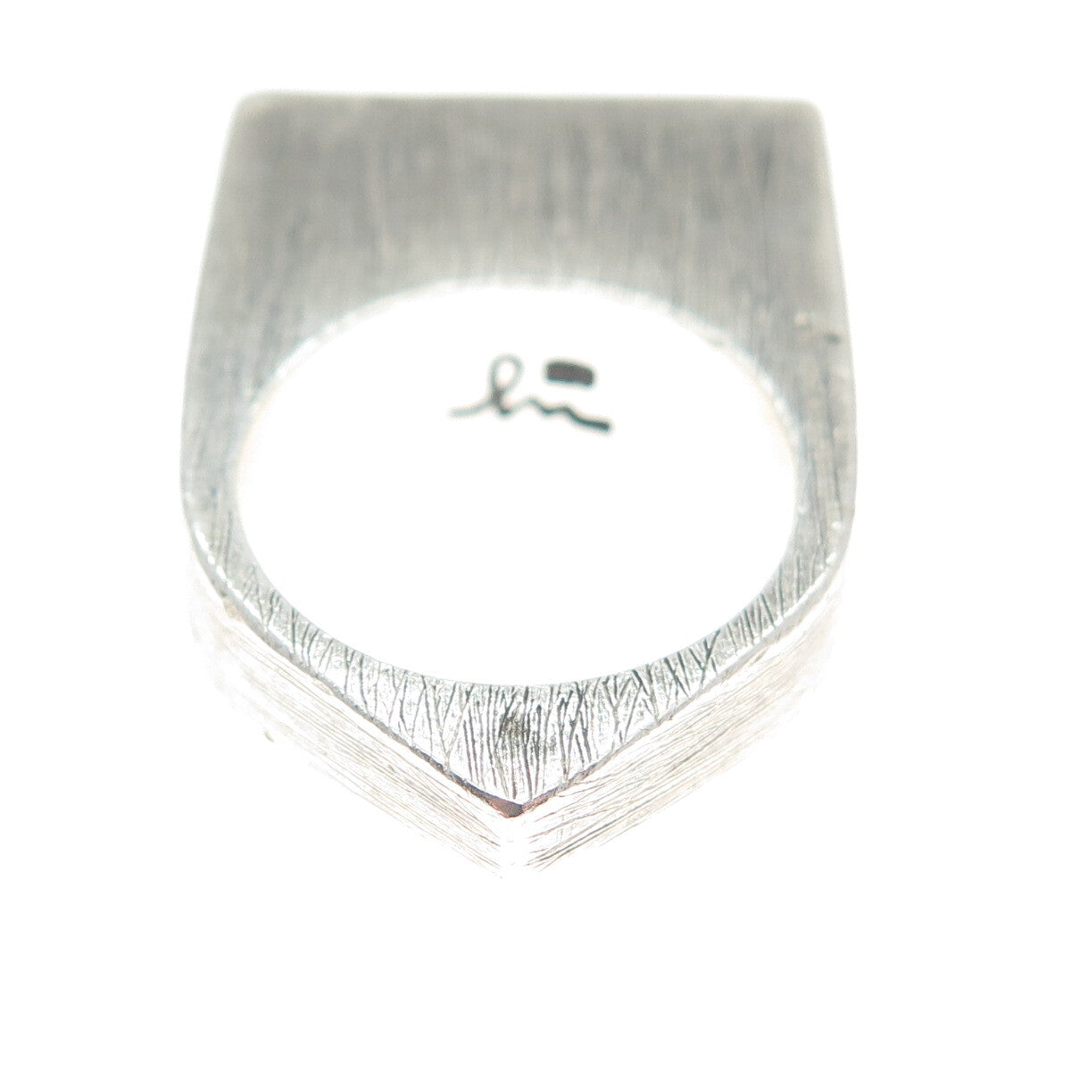 MARIELLA PILATO 925 Sterling Silver Vintage Hewn Crystal Quartz Ring Size 7.5