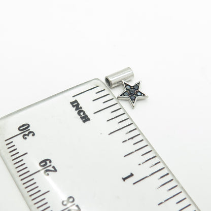NOMINATION Italy 925 Sterling Silver Black Spinel Star SeiMia Pendant