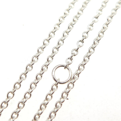 Theo Fennell 925 Sterling Silver Vintage London Cable Chain Necklace 16-18"