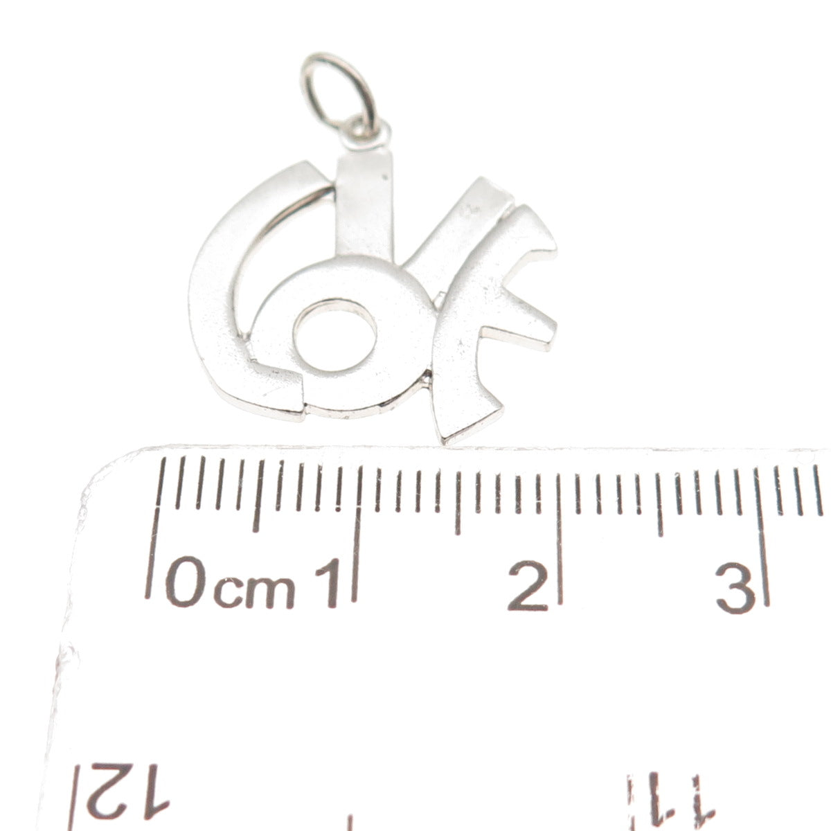 Griffith & Sons 925 Sterling Silver Vintage Love Mini Charm Pendant