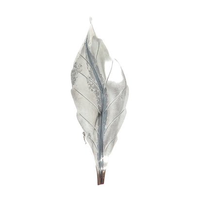 VIGGO WOLLNY JAMMIK 925S Sterling Silver Vintage Denmark Leaf Modernist Brooch