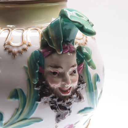 KPM Royal Porcelain Factory Berlin Antique Late XIX Hand-Painted Porcelain Urn