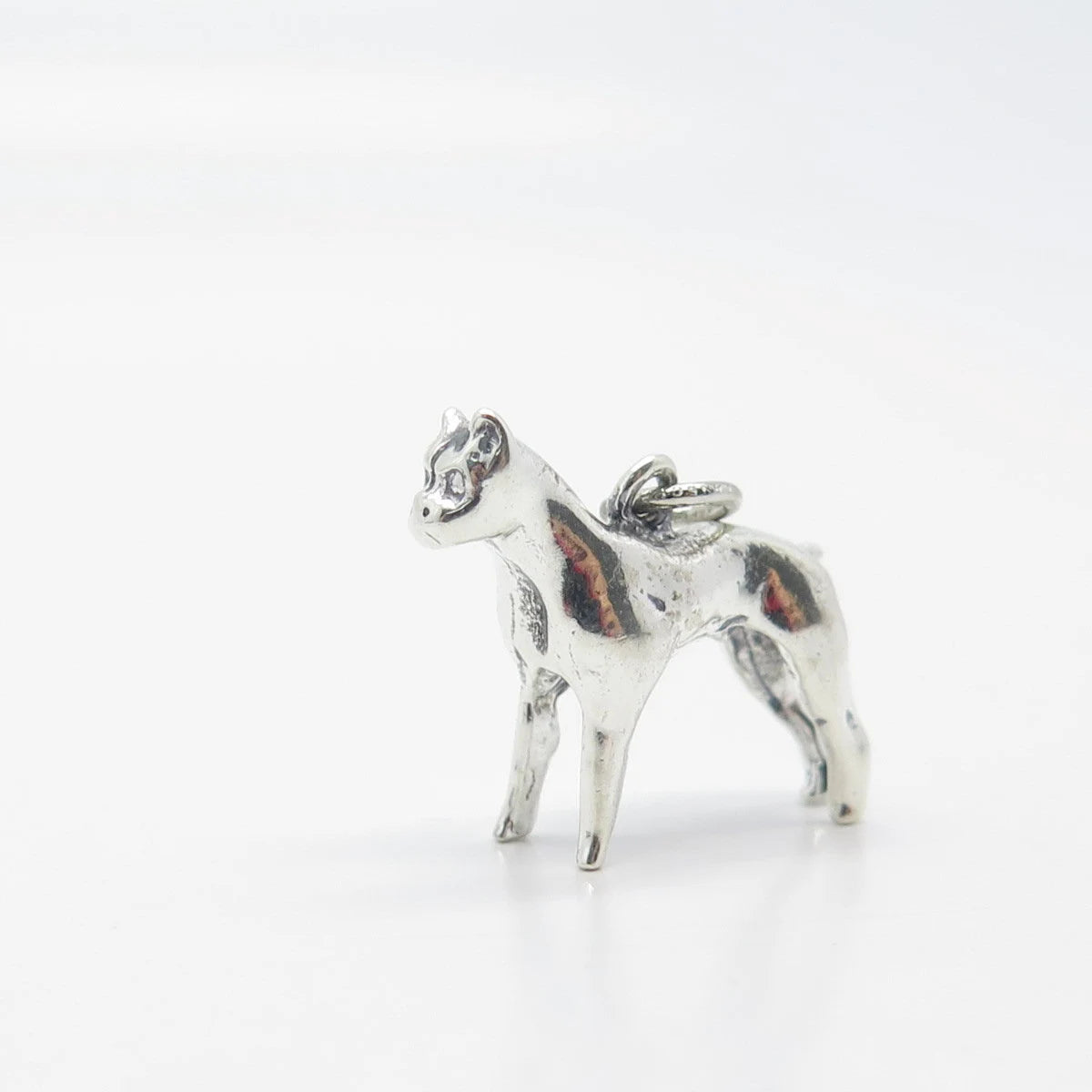 925 Sterling Silver Vintage Danecraft Dog Charm Pendant