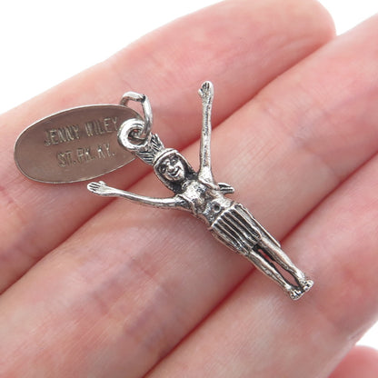MAISELS INDIAN TRADING Old Pawn 925 Sterling Silver Vintage Indian Chief Pendant
