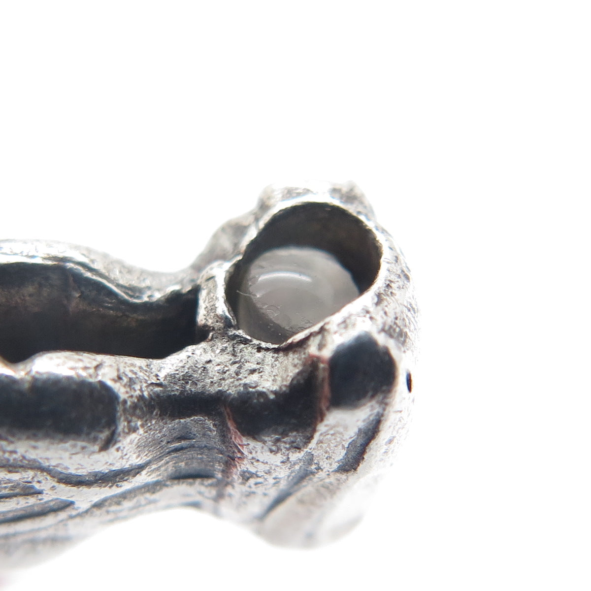 HAYWARD 925 Sterling Antique Stanhope Prayer Hands Oxidized Minimalist Pendant