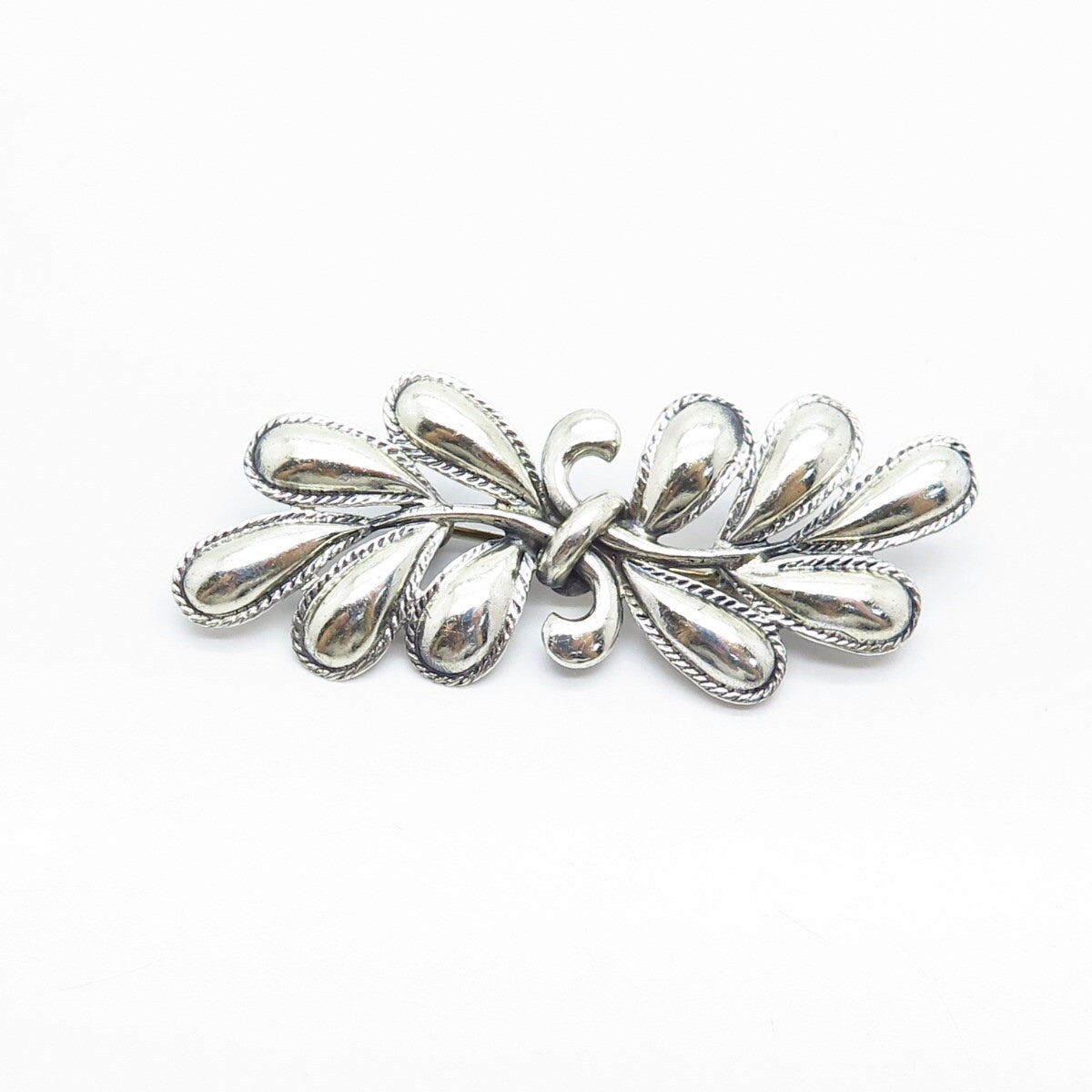 925 Sterling Silver Vintage Danecraft Modernist Pin Brooch