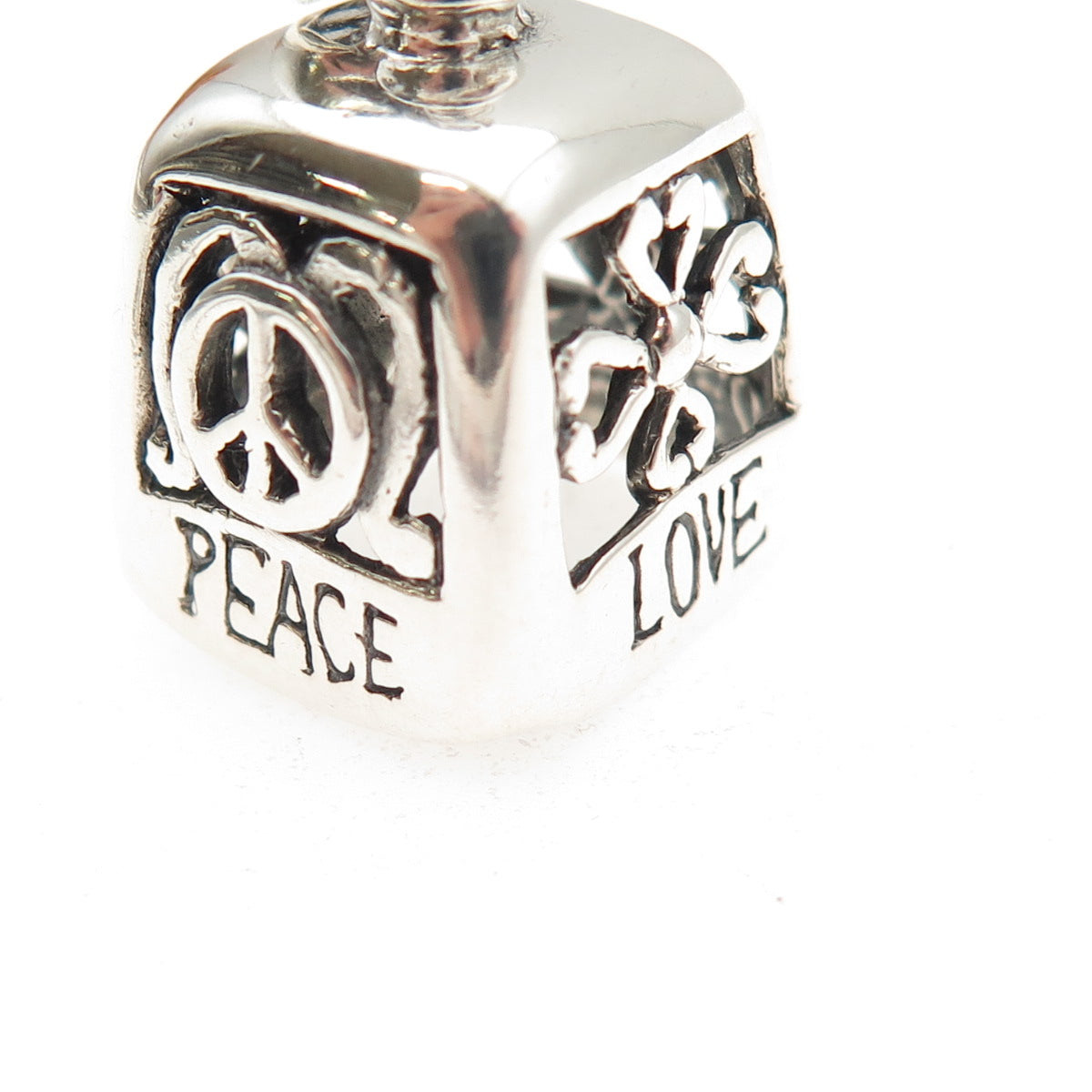 The Bell Collection 925 Sterling Silver Vintage Harmony Bell 3D Charm Pendant