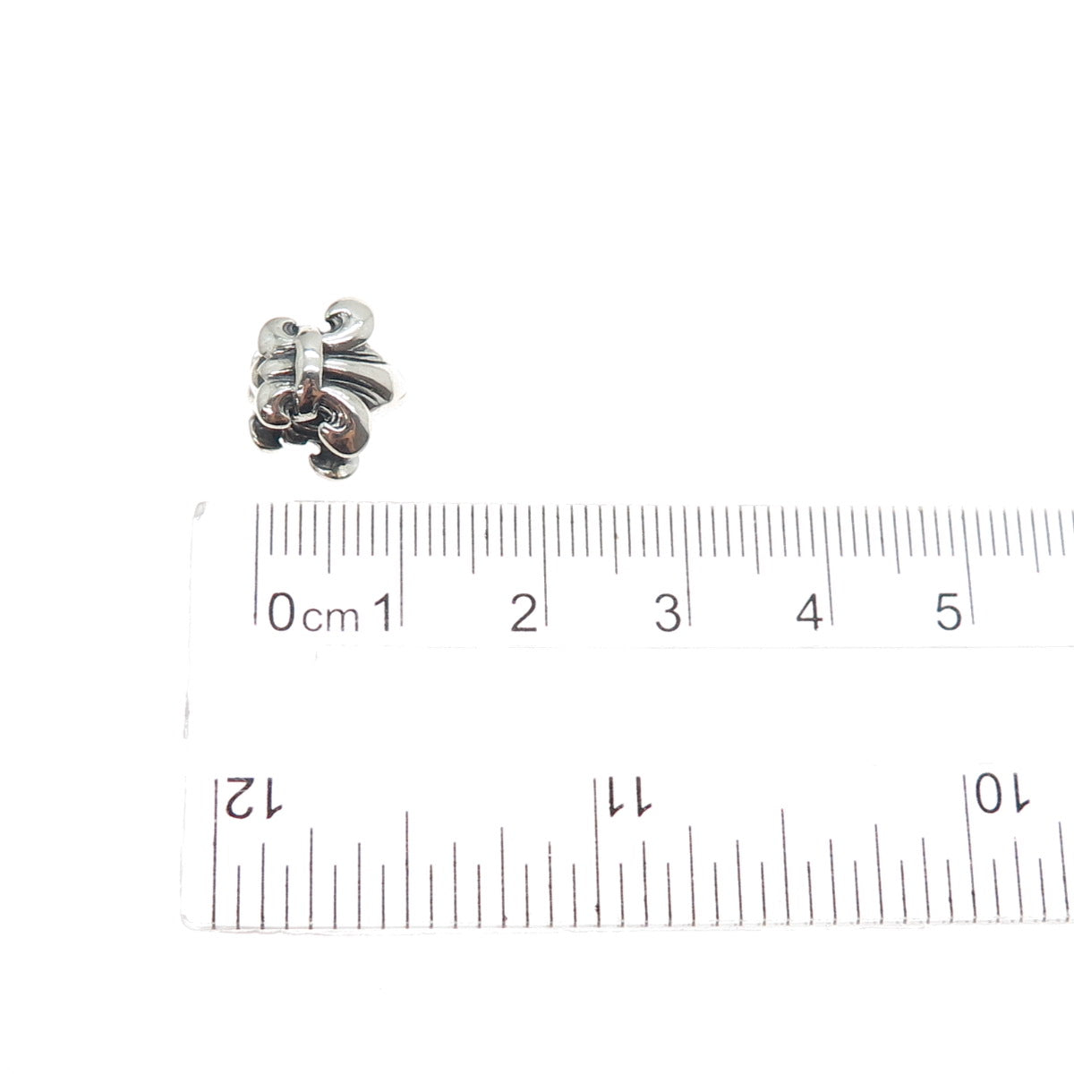 CHAMILIA 925 Sterling Silver Fleur de Lis Slide Bead Charm