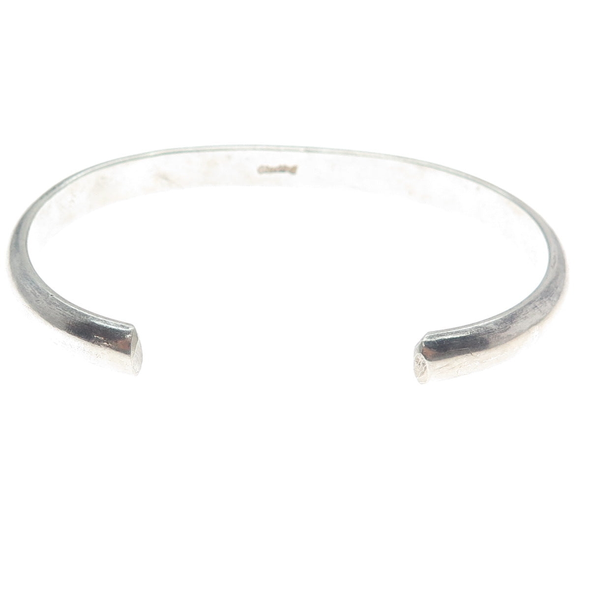 Old Pawn 925 Sterling Silver Vintage Southwestern Adjustable Cuff Bracelet 6.25"