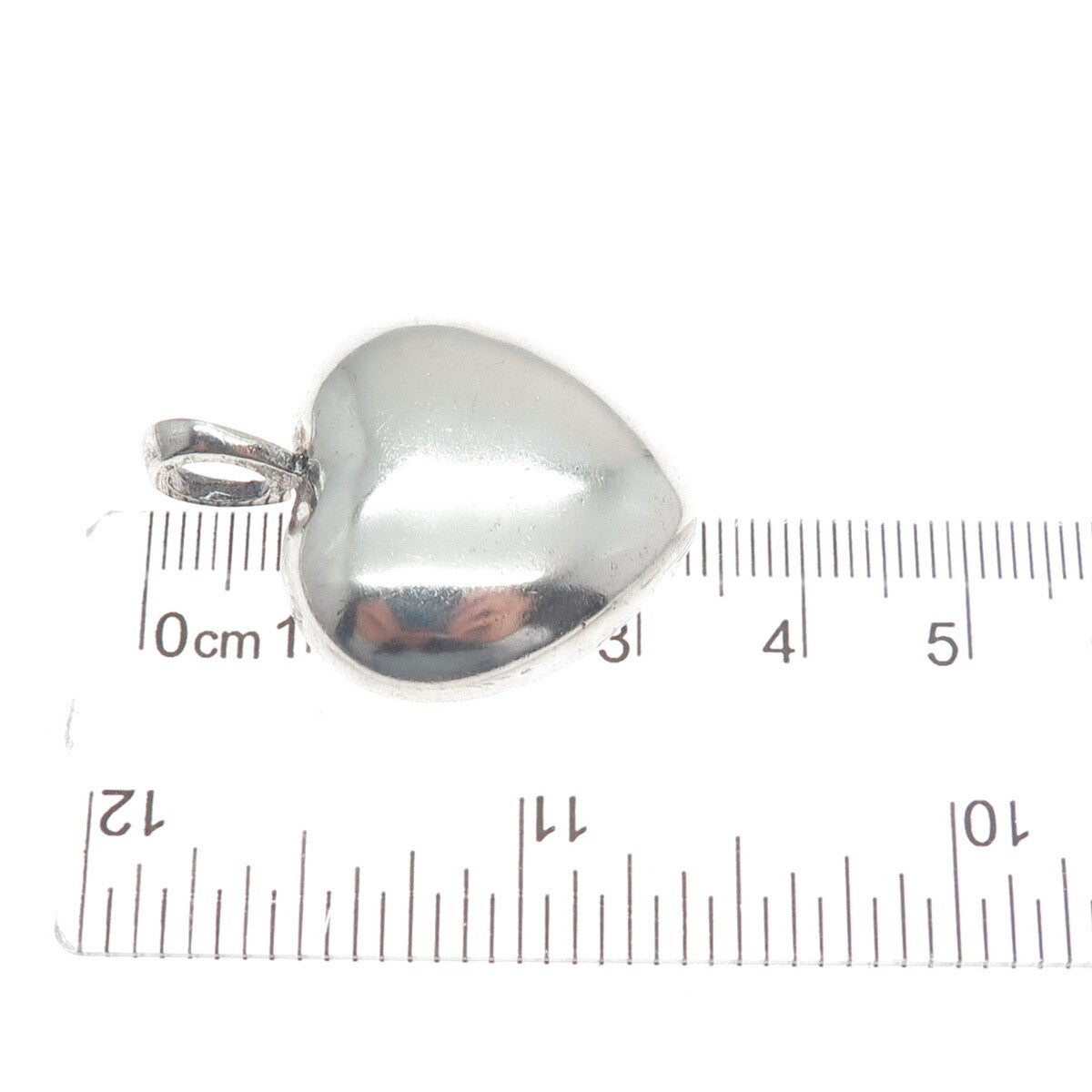 JBNI Bijoux D'Amour 925 Sterling Silver Vintage Heart Dome Pendant