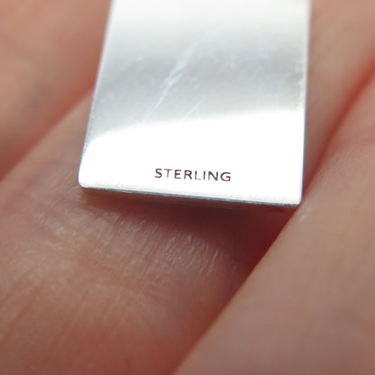 925 Sterling Silver Red Enamel Yourself Is Sexy Minimalist Charm Pendant