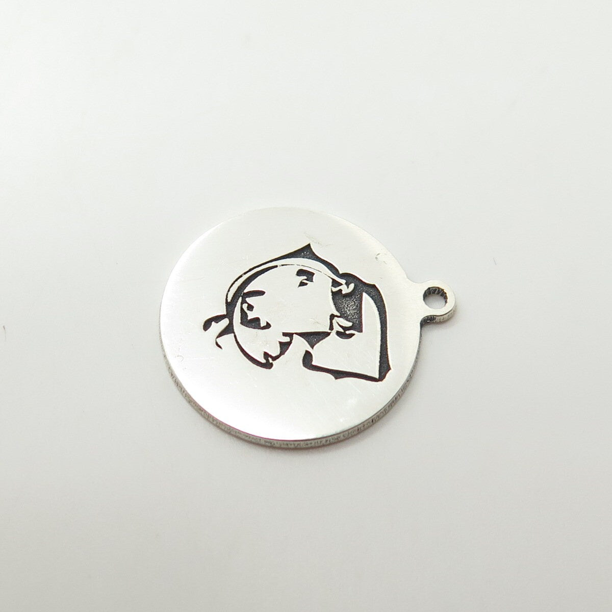 925 Sterling Silver USA Two In Town Little Bird Charm Pendant