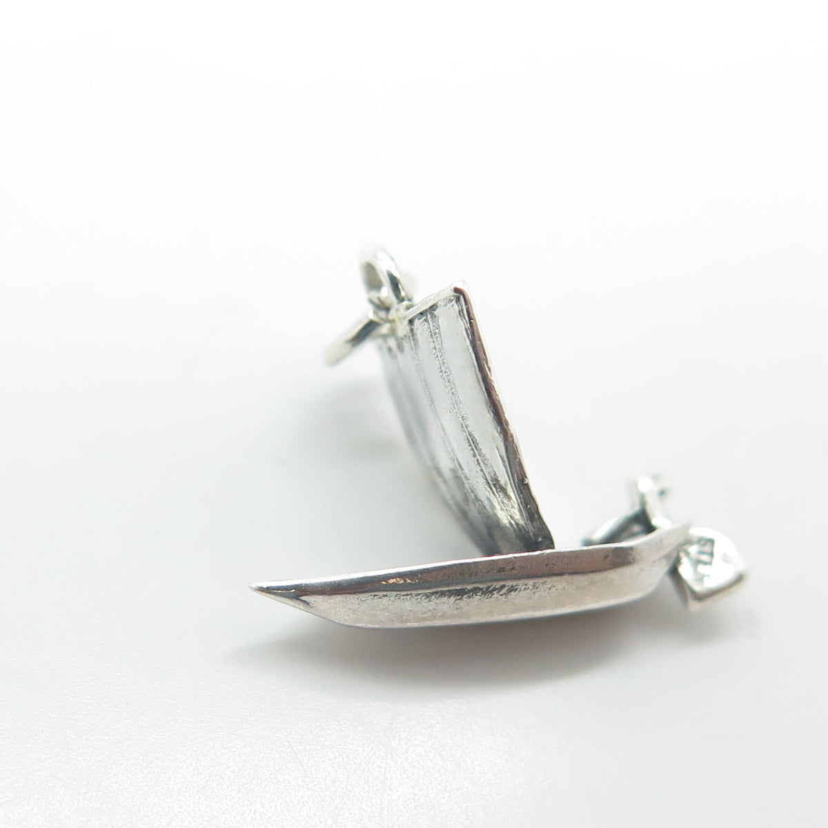 925 Sterling Silver Vintage Sailboat Charm Pendant