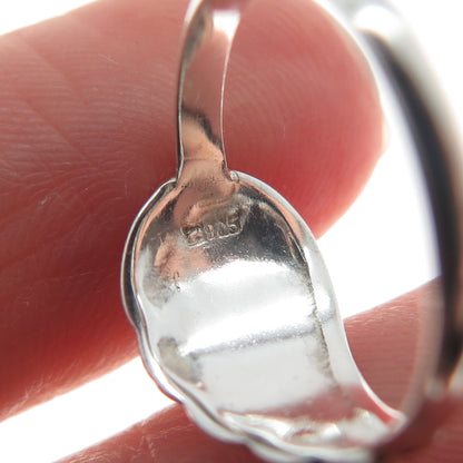 925 Sterling Silver Vintage Angel Wing Ring Size 4