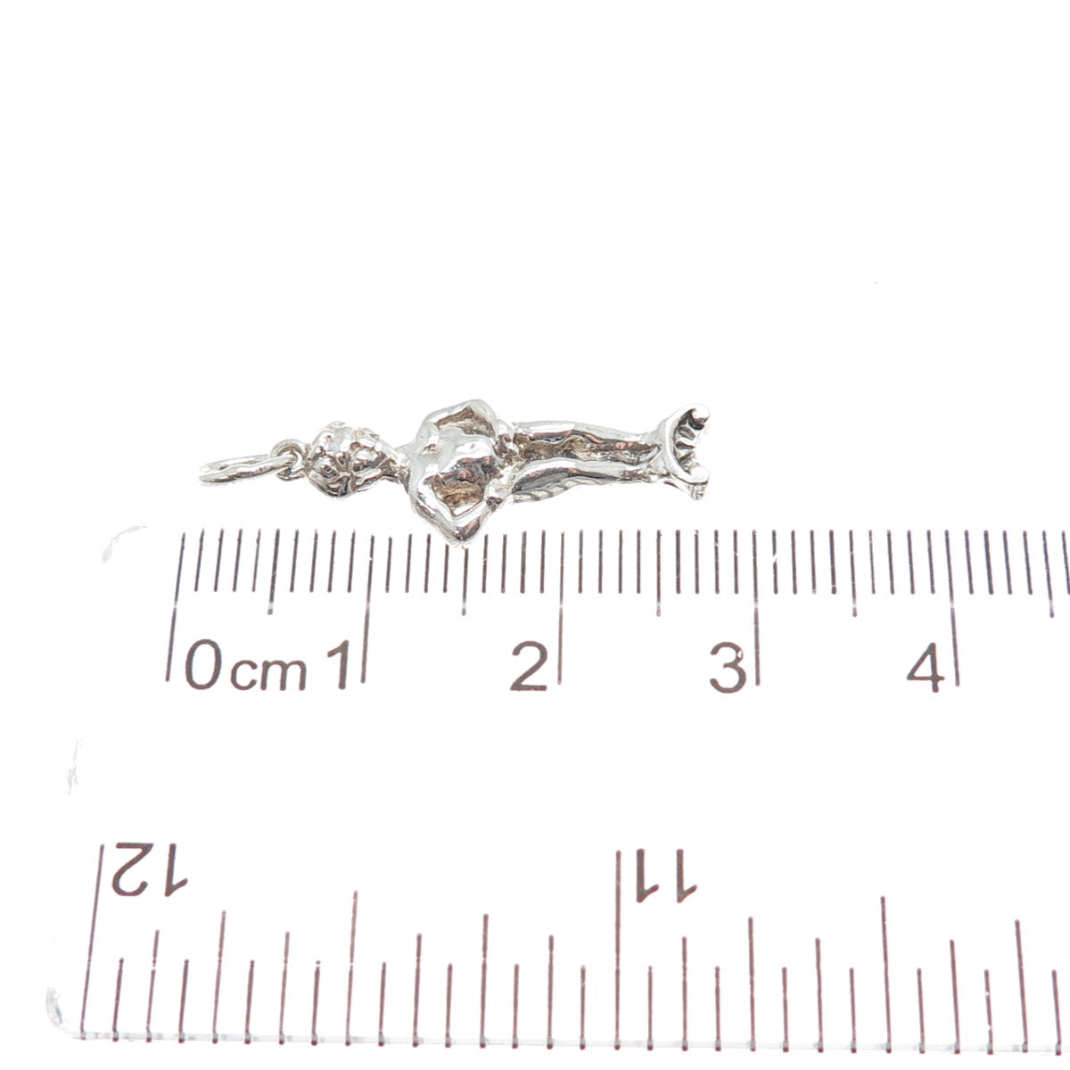 925 Sterling Silver Vintage Manneken Pis 3D Charm Pendant