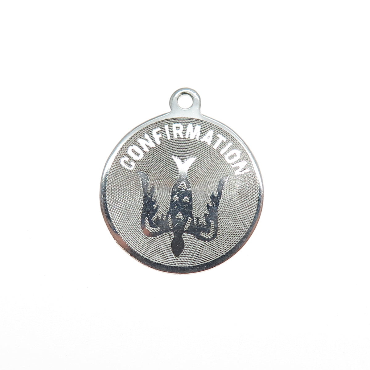 Charm Craft 925 Sterling Silver Vintage Confirmation Pendant