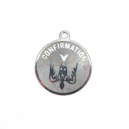 Charm Craft 925 Sterling Silver Vintage Confirmation Pendant