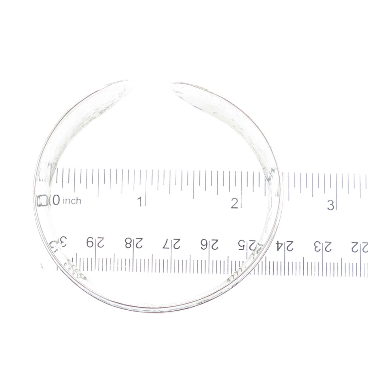 925 Sterling Silver Antique Art Deco Floral Leaf Adjustable Cuff Bracelet 7"