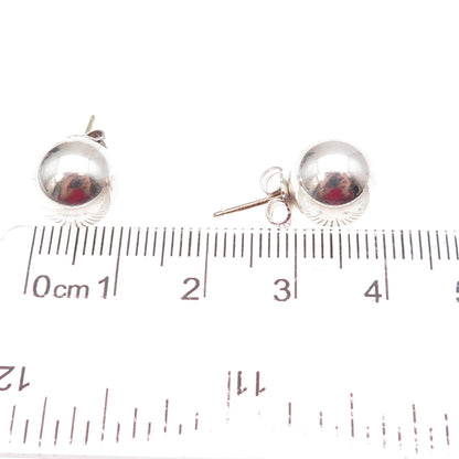 Tiffany & Co. 925 Sterling Silver Vintage HardWear 10mm Ball Stud Earrings