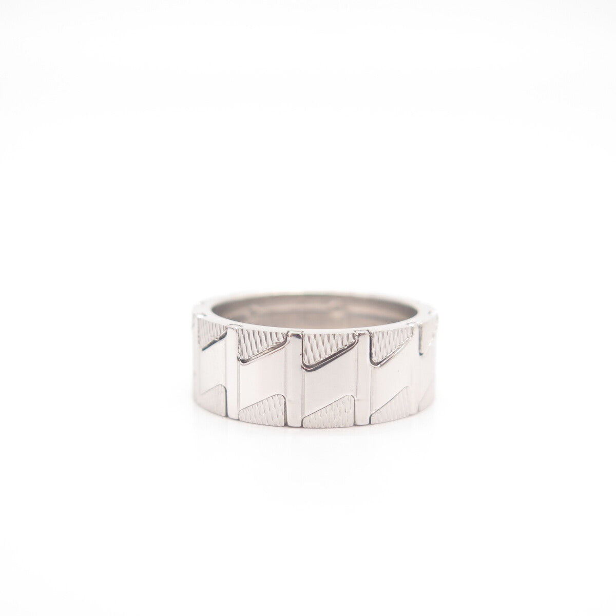 925 Sterling Silver Neos Striped Band Ring Size 7.5