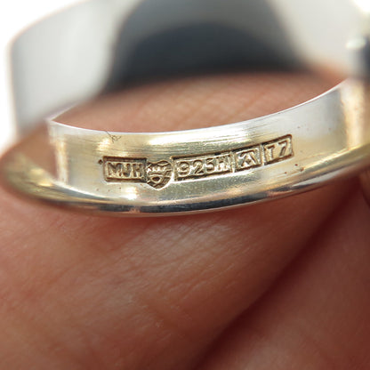 Matti J. Hyvarinen 925H Sterling Vintage 1972 Finland Modernist Ring Size 6.25
